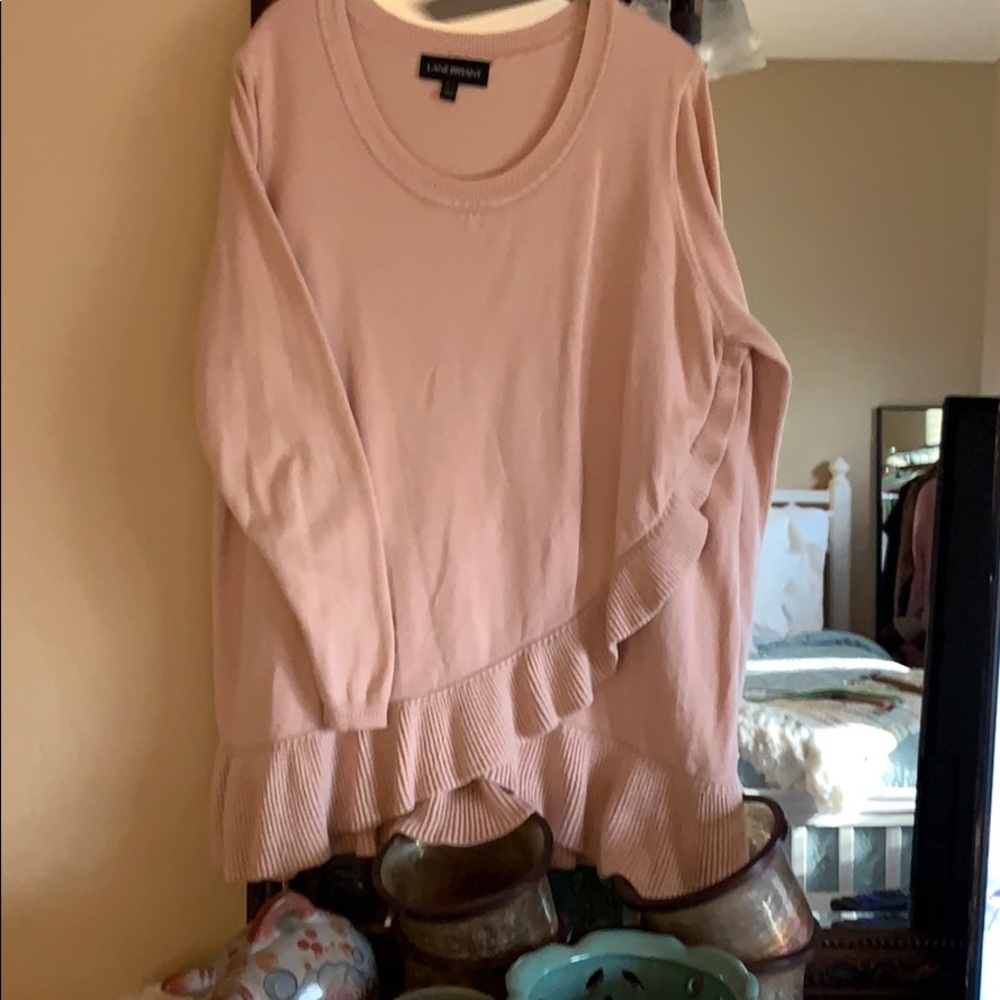 Peach colored sweater